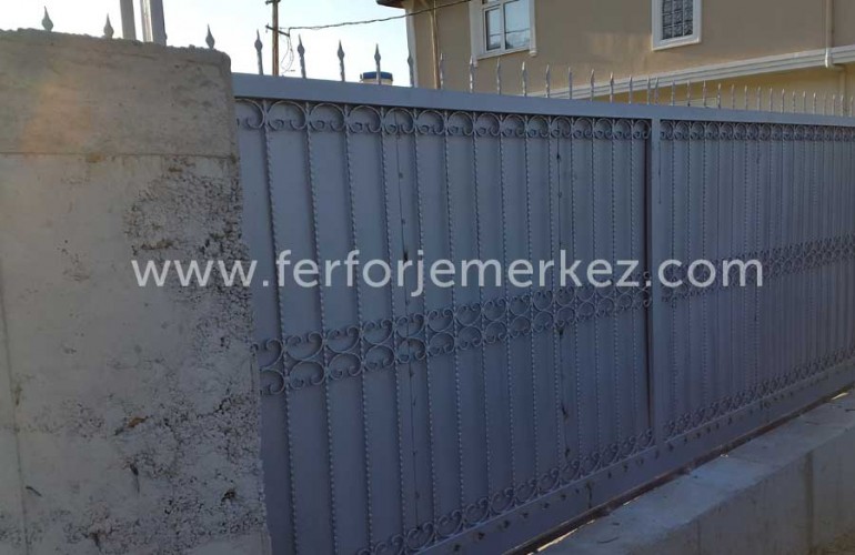 Ferforje Demir Yana Kayar Kapı